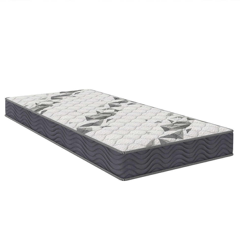 Colchão Solteiro Airtech D33 (18X88X188) Grafite e Branco