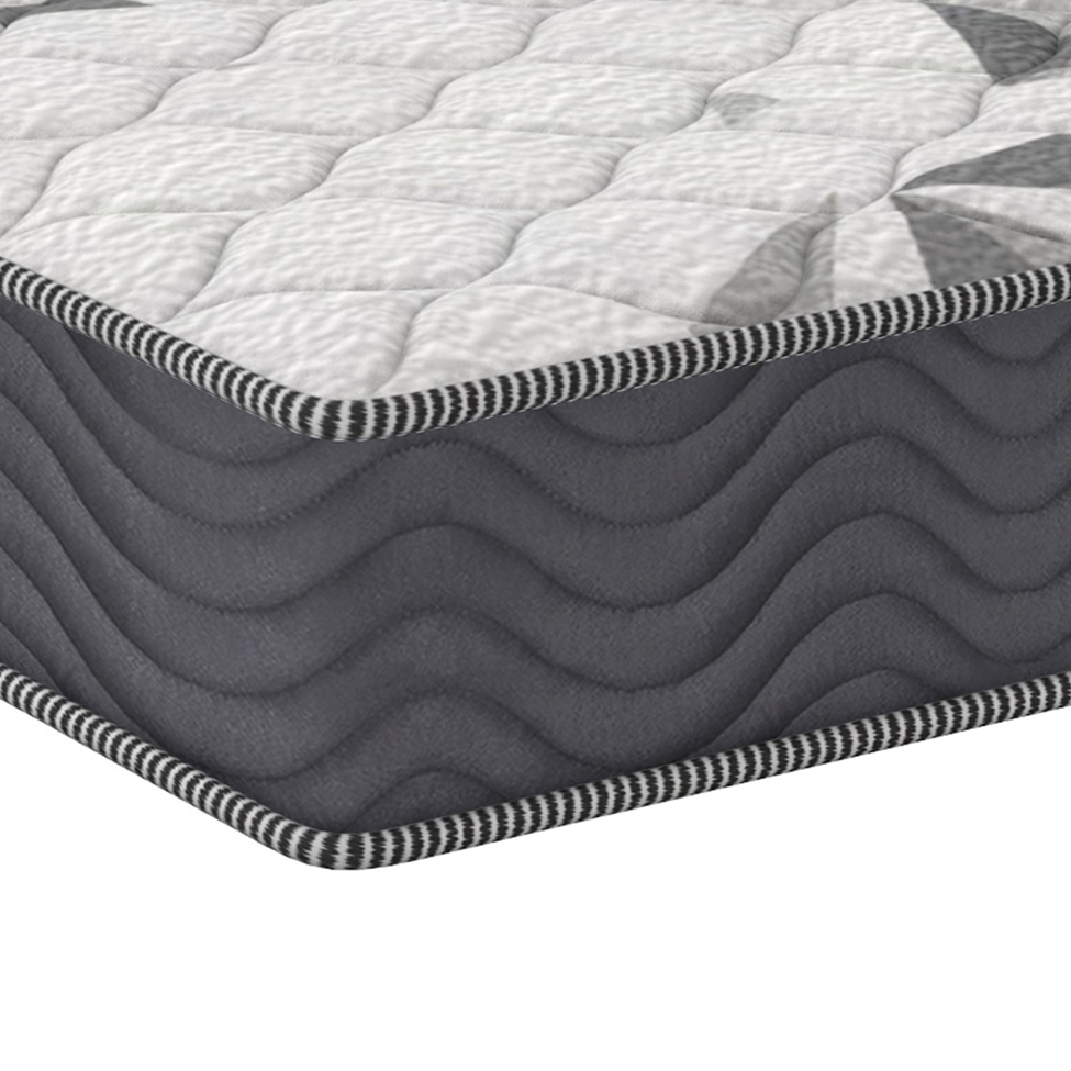 Colchão Solteiro Airtech D33 (18X88X188) Grafite e Branco