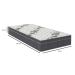 Colchão Solteiro Airtech D33 Ortopillow (28X78X188) Grafite e Branco