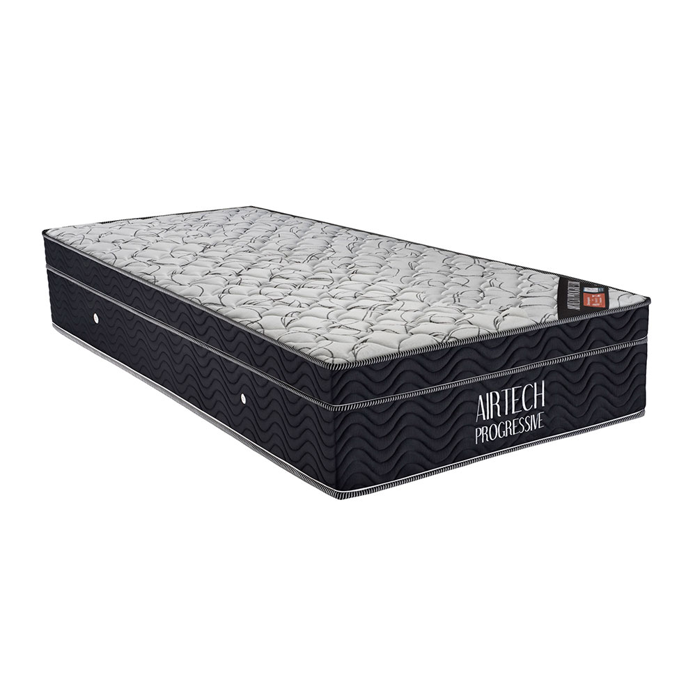 Colchão Solteiro Airtech Molas Nanolastic (29x78x188) Preto