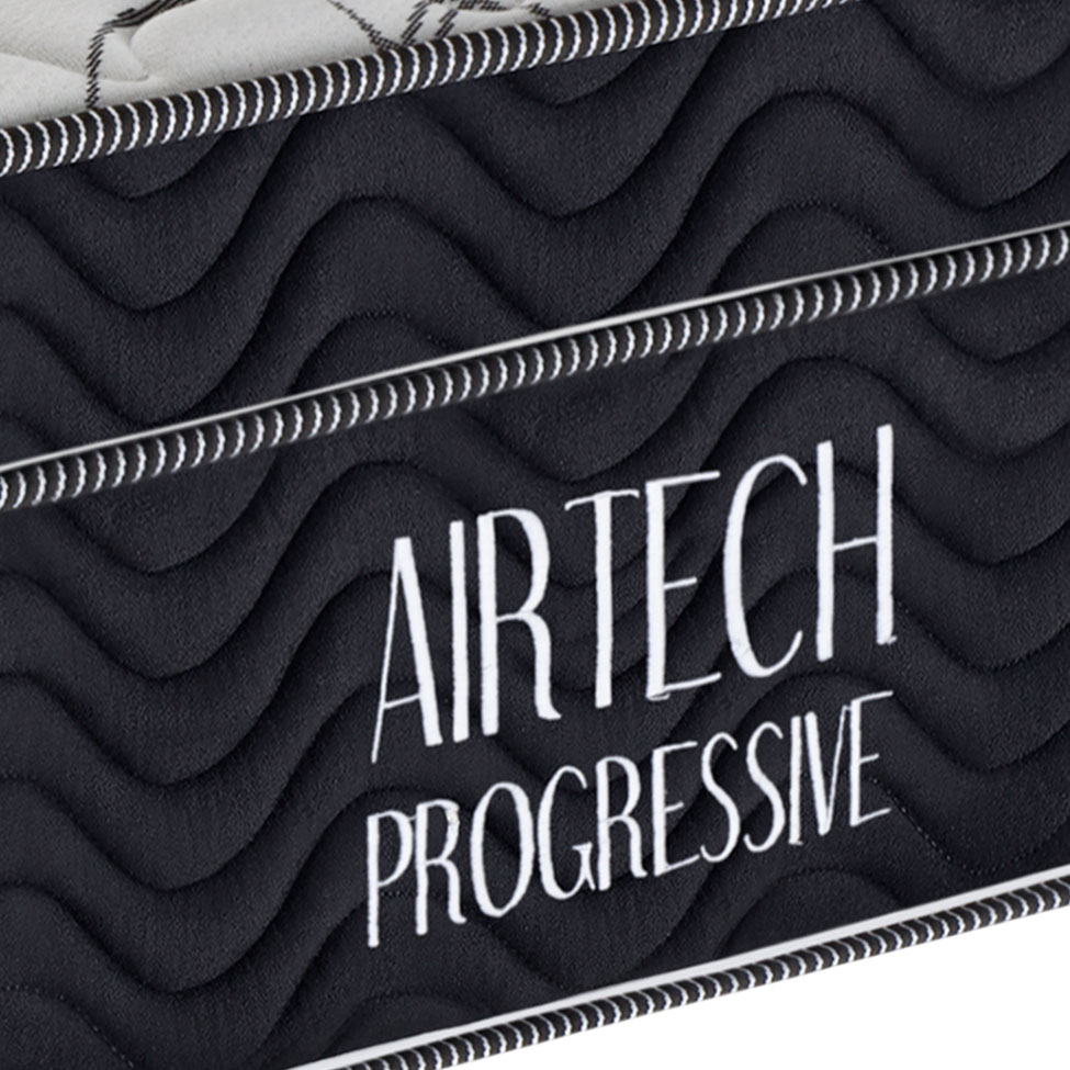 Colchão Solteiro Airtech Molas Nanolastic (29x78x188) Preto