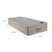 Colchão Solteiro Airtech Spring Mola Superpocket (25x88x188) Bege
