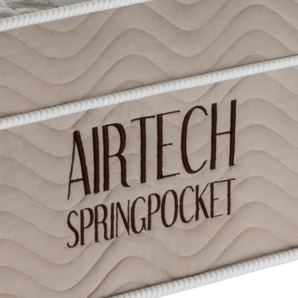 Colchão Solteiro Airtech de Espuma D26 (30x78x188) Bege