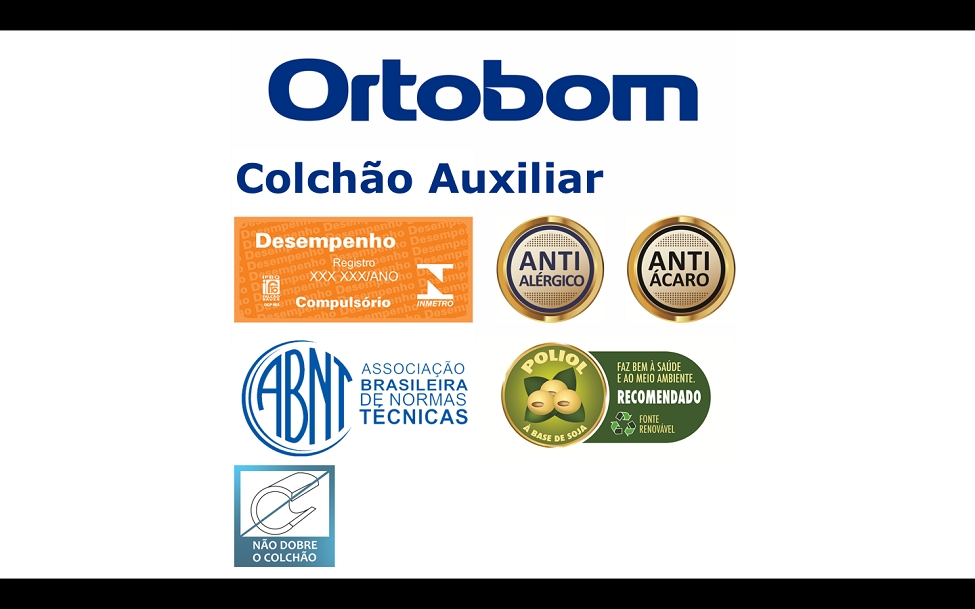 Colchão Solteiro Auxiliar Espuma D28 Bianco (11x79x171) Branco