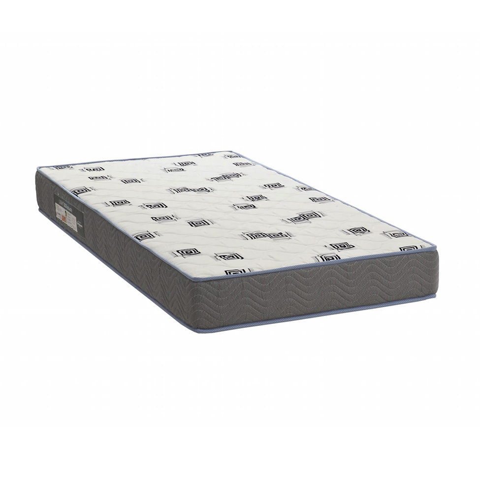 Colchão Solteiro Espuma D33 Light (20x88x188) Cinza e Azul
