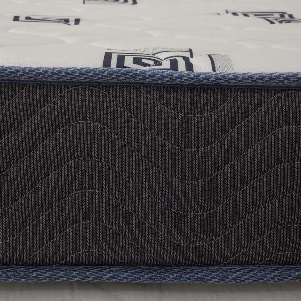 Colchão Solteiro Espuma D33 Light (20x88x188) Cinza e Azul