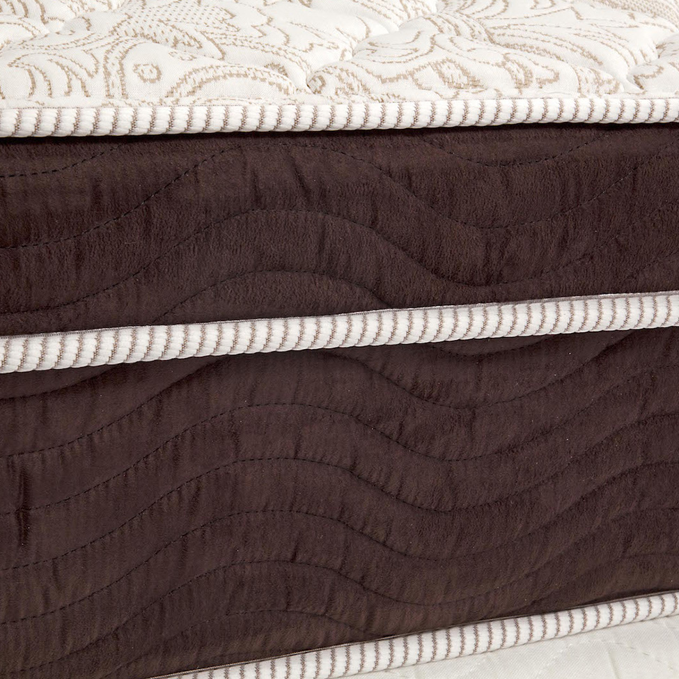 Colchão Solteiro Exclusive Ortopédico D26 (28x88x188) Branco e Marrom