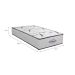 Colchão Solteiro Highfoam com Espuma HR 45 (28x88x188) Branco