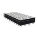 Colchão Solteiro King Airtech D45 Ortopillow (28X108X198) Preto e Branco