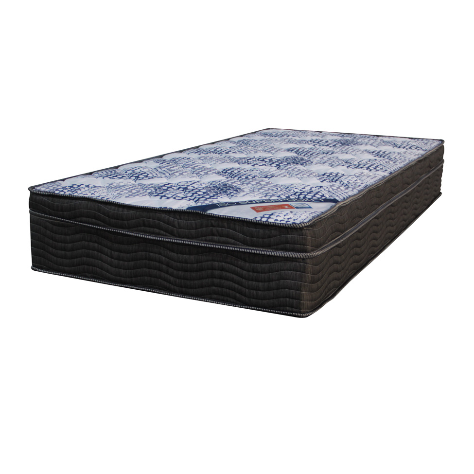 Colchão Solteiro Molas Ensacadas Super Iso (25x78x188) Preto