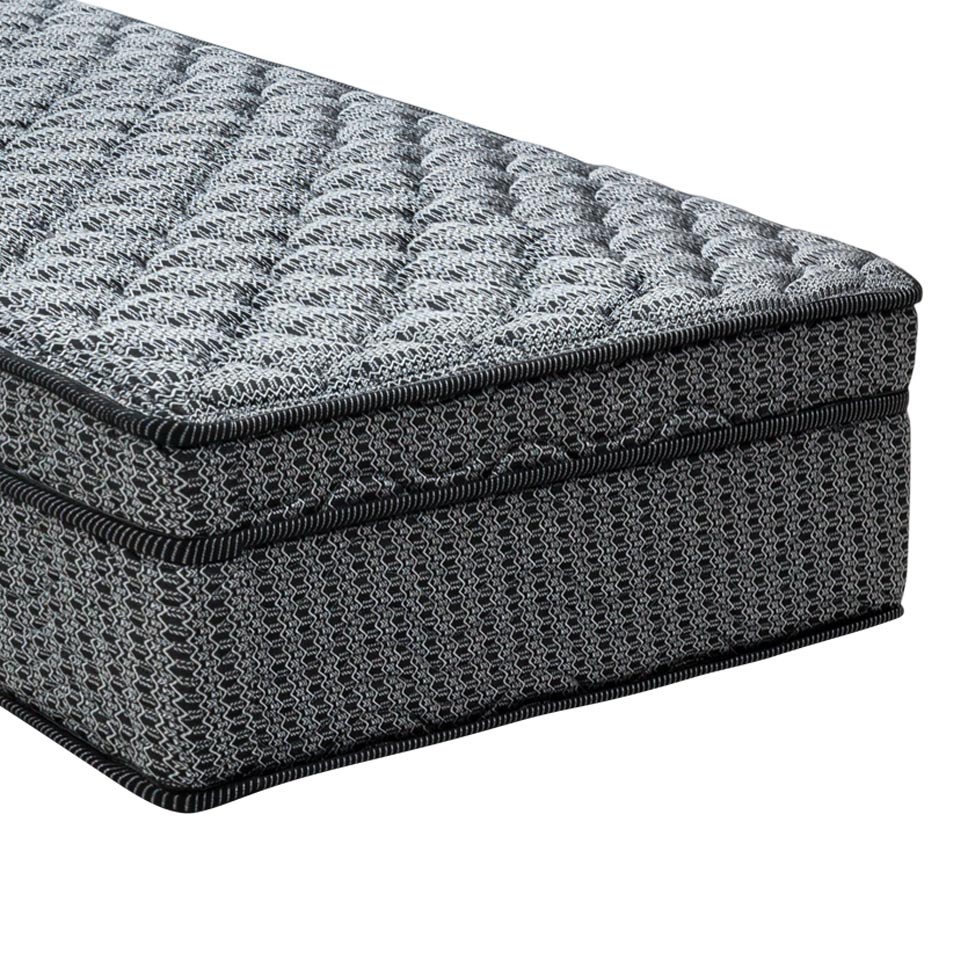 Colchão Solteiro Orthotel Espuma D28 Molas Superlastic 27x100x200 Grafite