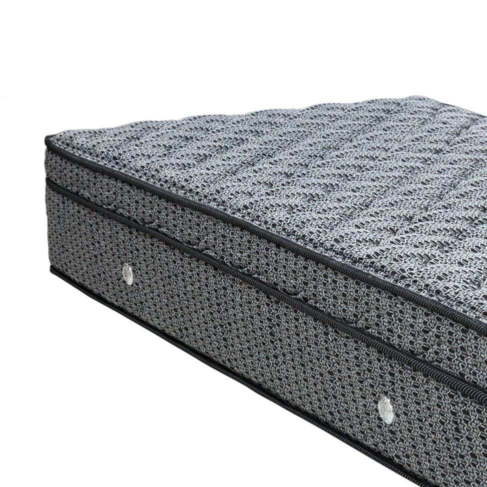 Colchão Solteiro Orthotel Espuma D28 Molas Superlastic 27x100x200 Grafite