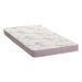 Colchão Solteiro Physical Resistente Lilás E Branco 14x78x188 Ortobom