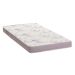 Colchão Solteiro Physical Resistente Lilás E Branco 14x88x188 Ortobom