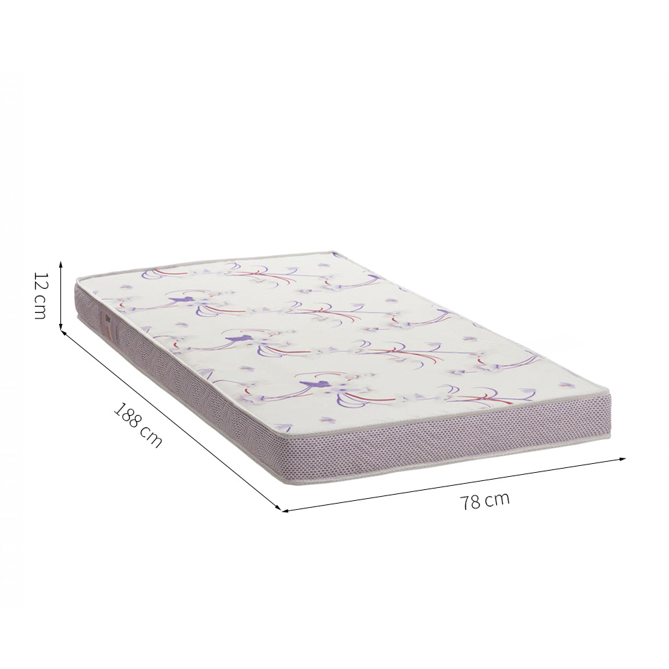 Colchão Solteiro de Espuma D20 Physical (12x78x188) Lilás