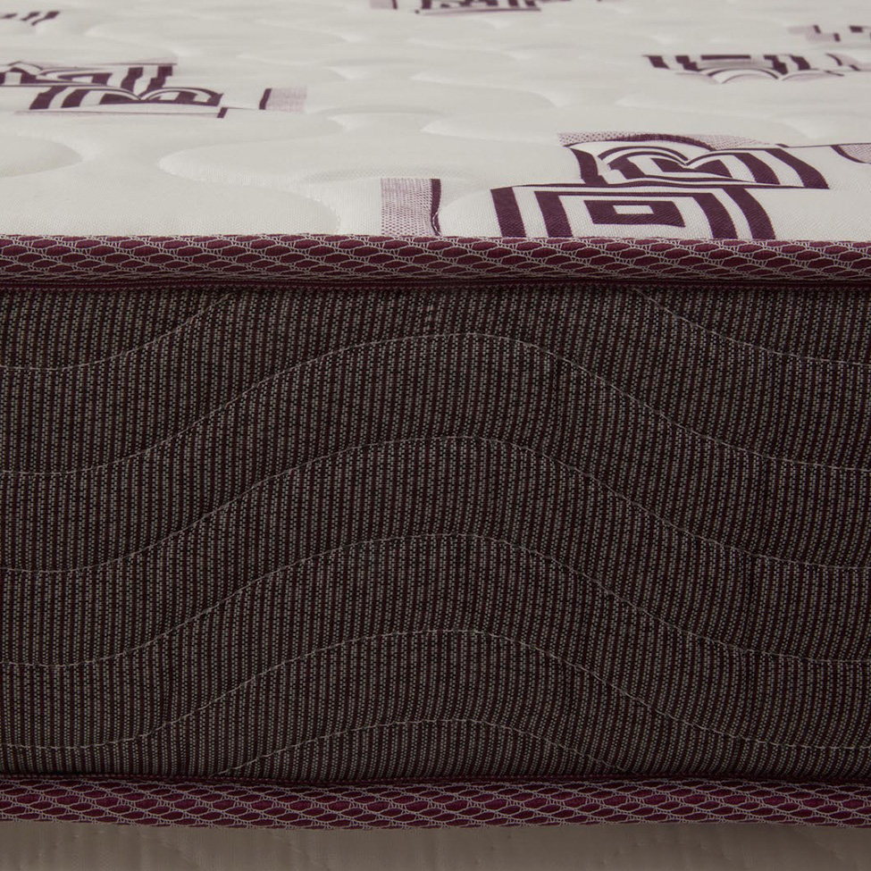 Colchão Solteiro de Espuma D28 Light (14x88x188) Grafite e Bordô