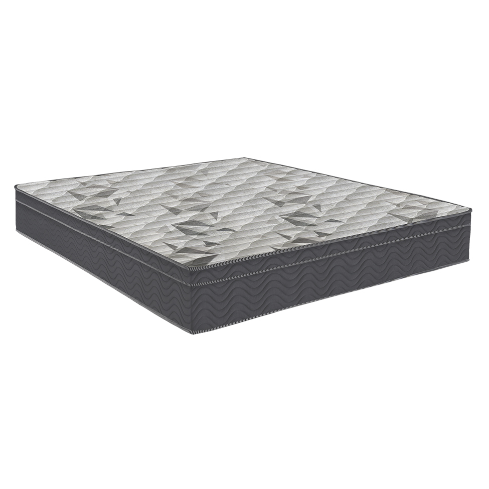 Colchão Viúva Airtech D33 Ortopillow (28X128X188) Grafite e Branco