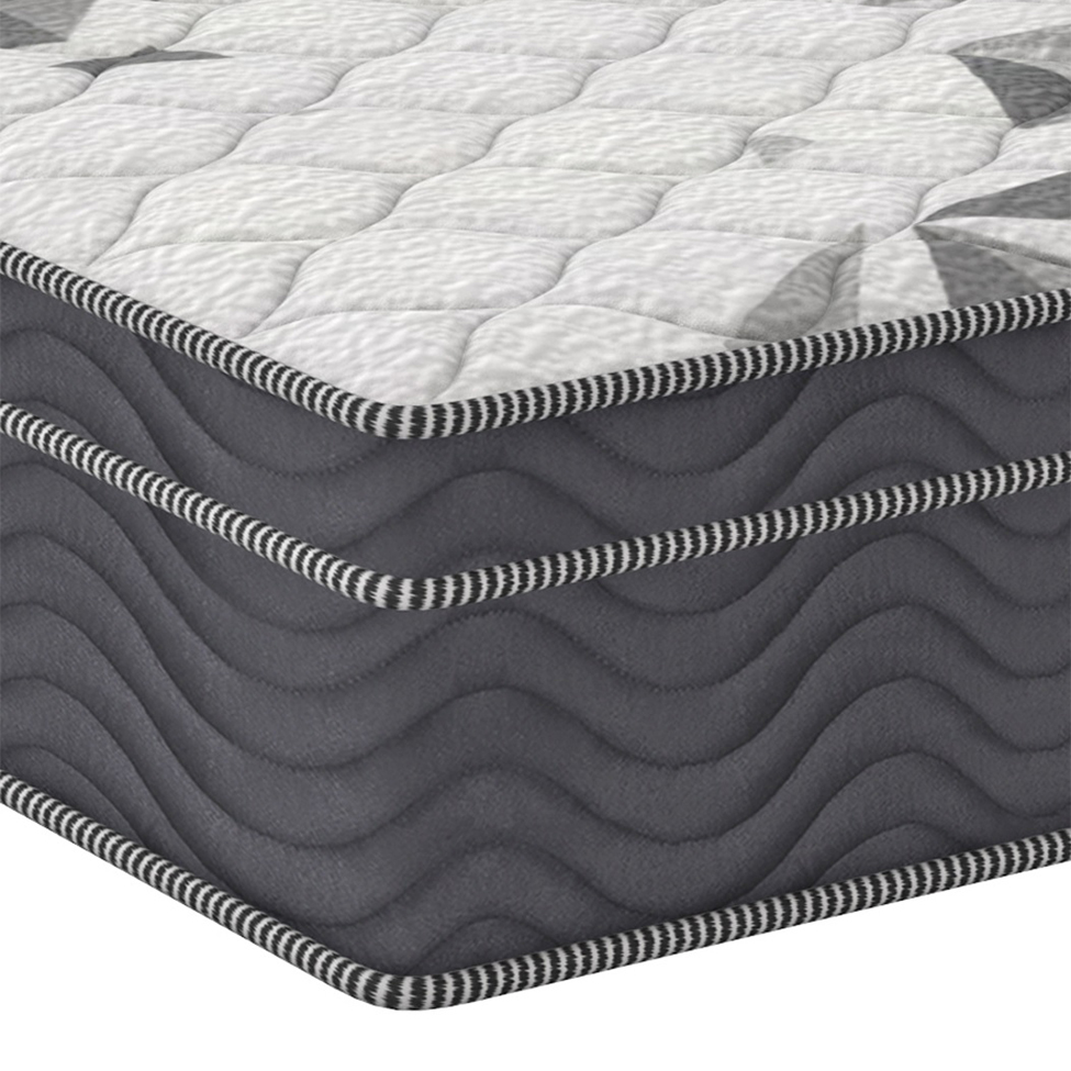 Colchão Viúva Airtech D33 Ortopillow (28X128X188) Grafite e Branco