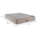 Colchão Viúva Airtech Spring Mola Superpocket (35x128x188) Bege