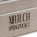 Colchão Viúva Airtech Spring Mola Superpocket (35x128x188) Bege