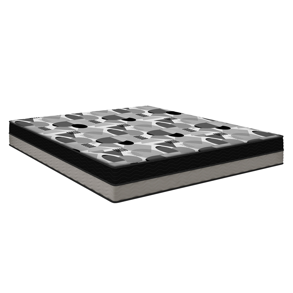 Colchão Viúva ISO Dupla Face (20x128x188) Cinza e Preto