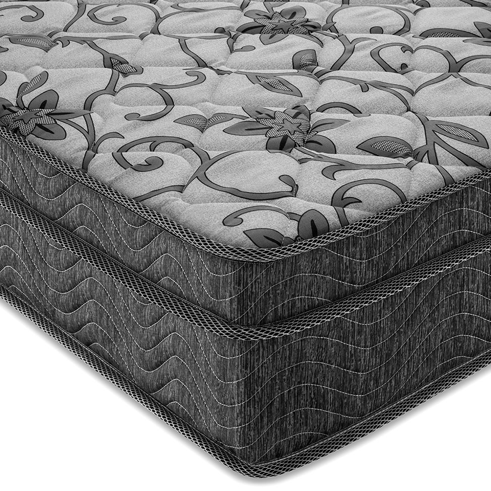 Colchão Viúva Physical Spring Molas Ensacadas (128x188x23) Cinza e Branco