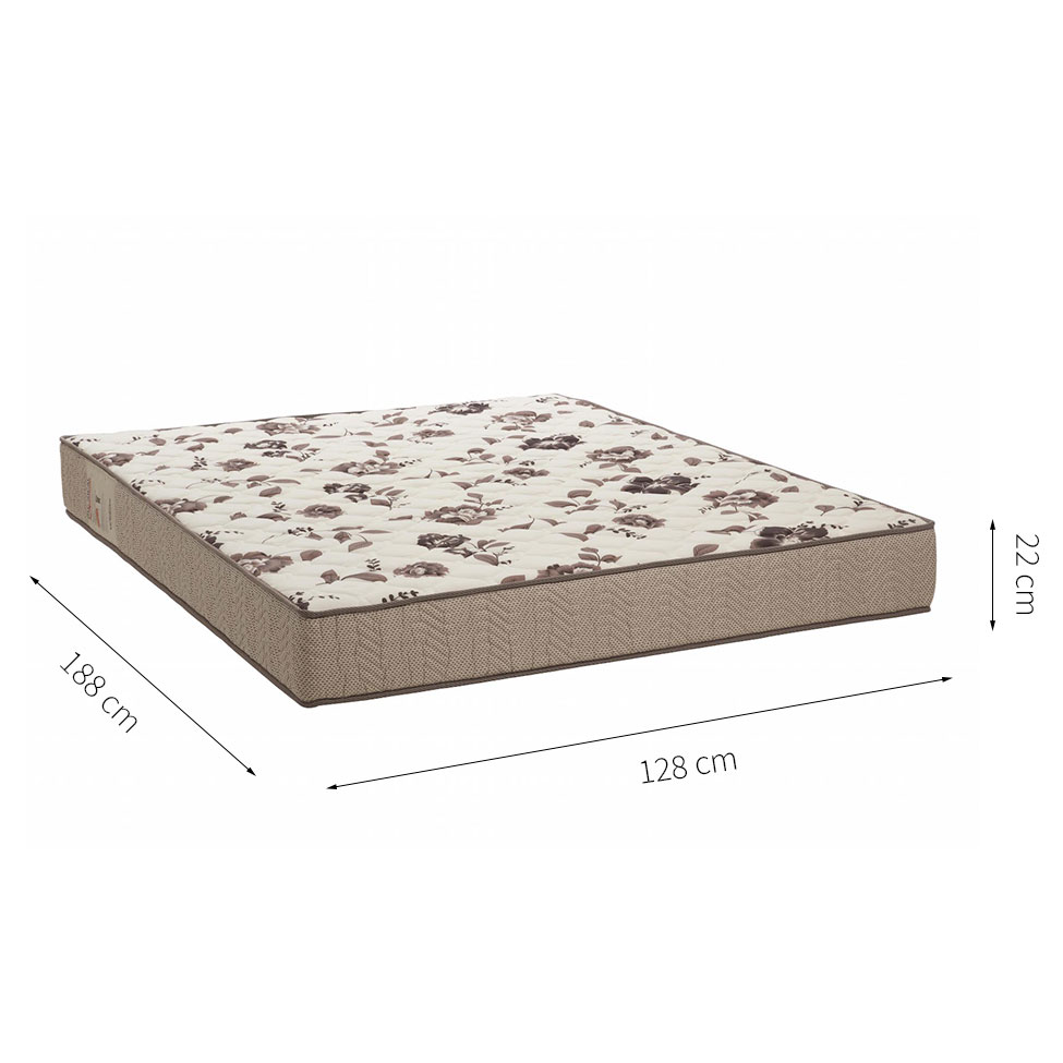 Colchão Viúva Physical de Espuma D28 (22x128x188) Branco