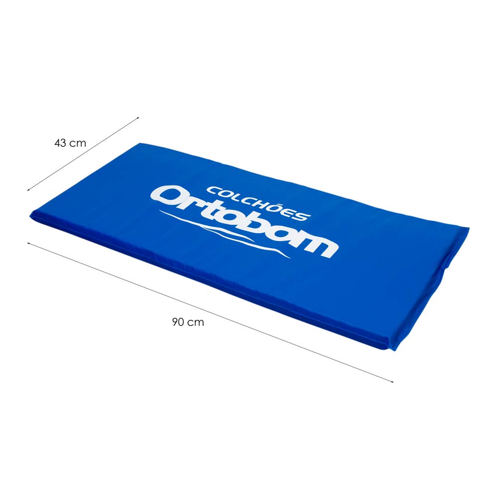 Colchonete Academia Espuma D20 4x43x90 Azul