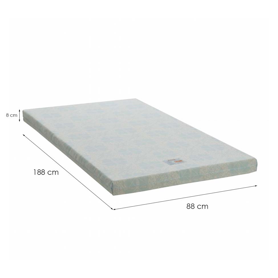 Colchonete Psysical Espuma D20 8x88x188 Azul