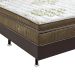 Conjunto Cama Box Cori com Colchão Casal Espuma D33 Gold Ultra Gel (32x138x188) Dourado