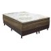 Conjunto Cama Box Cori com Colchão Queen Espuma D33 Gold Ultra Gel (32x158x198) Dourado