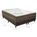 Conjunto Cama Box Cori com Colchão Queen Espuma D33 Gold Ultra Gel (32x158x198) Dourado