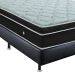 Conjunto Cama Box Cori com Colchão Queen Molas Ensacadas Elegant (28x158x198) Preto