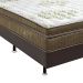Conjunto Cama Box Cori com Colchão Super King Espuma D33 Gold Ultra Gel (32x193x203) Dourado