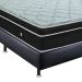 Conjunto Cama Box Cori com Colchão Super King Molas Ensacadas Elegant (28x193x203) Preto