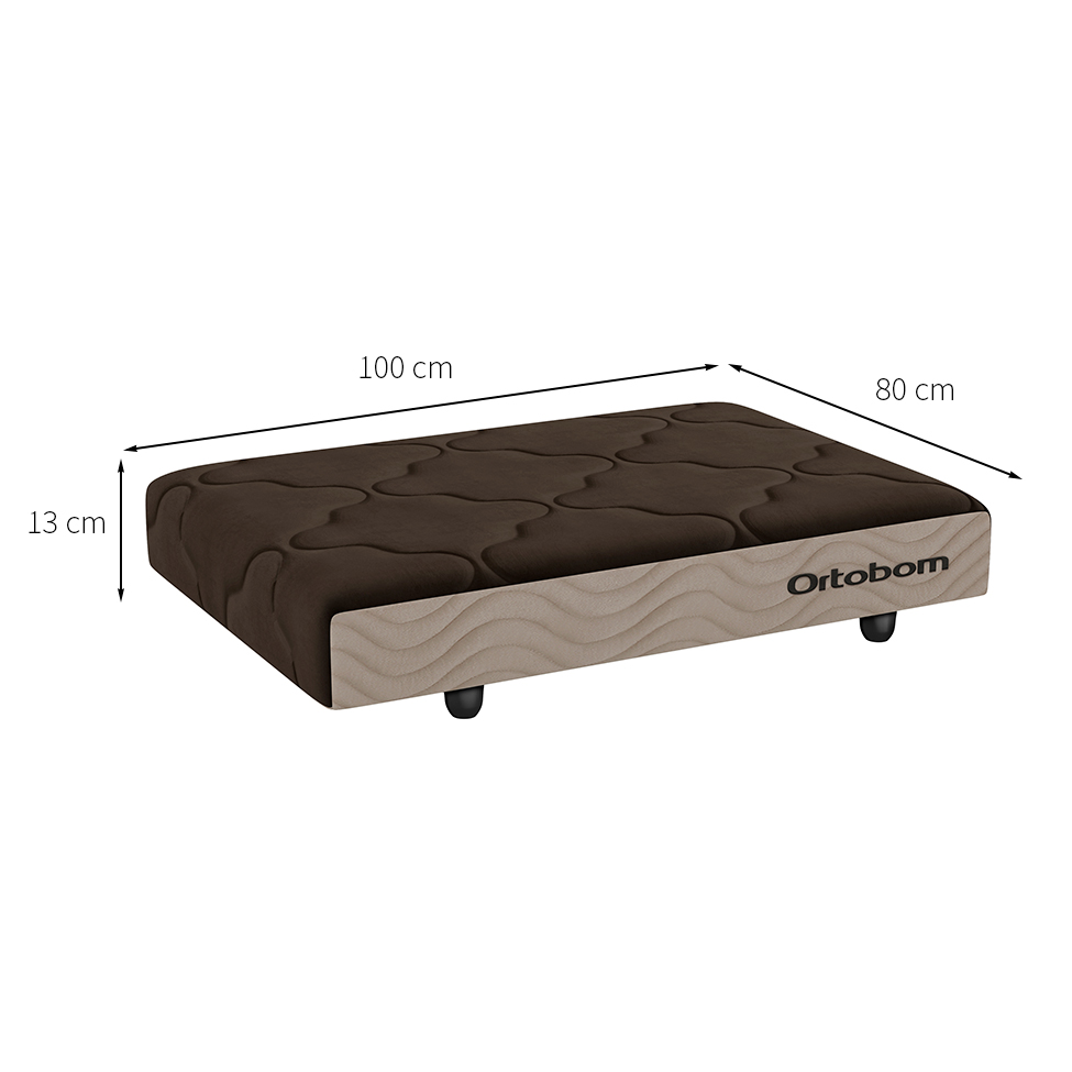 Mini Base Pet Dog (13x80x100) Marrom