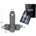 Kit Garrafa Térmica Vacuum Flask Set 500ml Com 3 Xícaras Variado