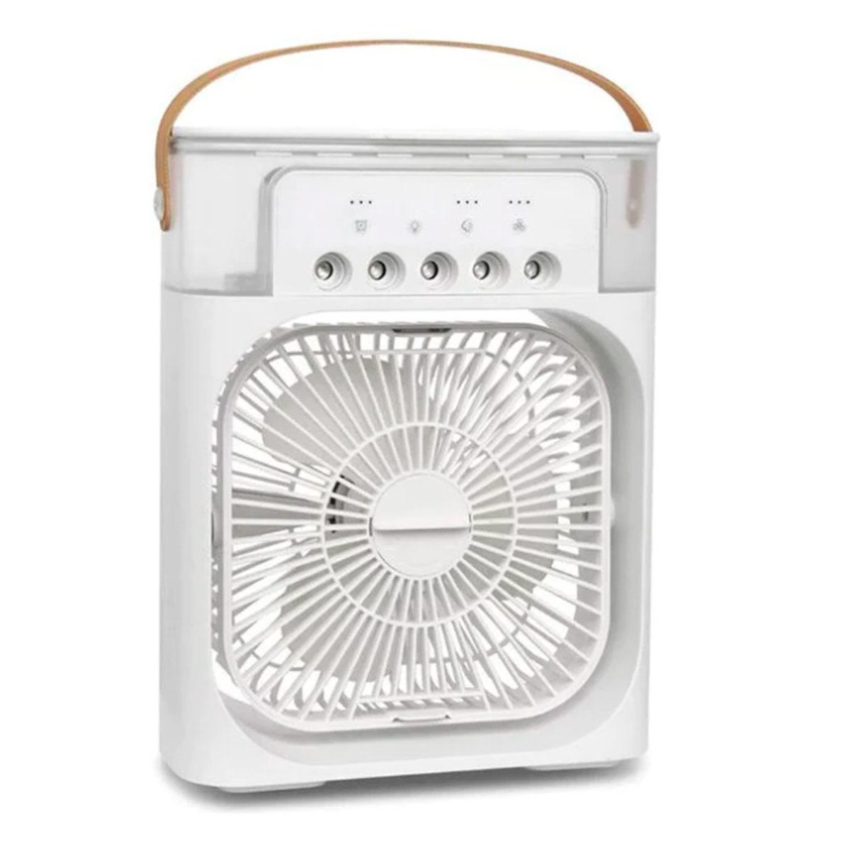 Mini Climatizador De Ar Com Reservatório Para Água E Gelo com Led Variado