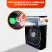 Mini Climatizador De Ar Com Reservatório Para Água E Gelo com Led Variado