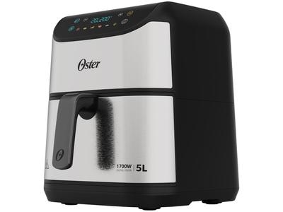 Air Fryer Oster OFRT930 Inox e Preto com Timer Inox 5L 220V