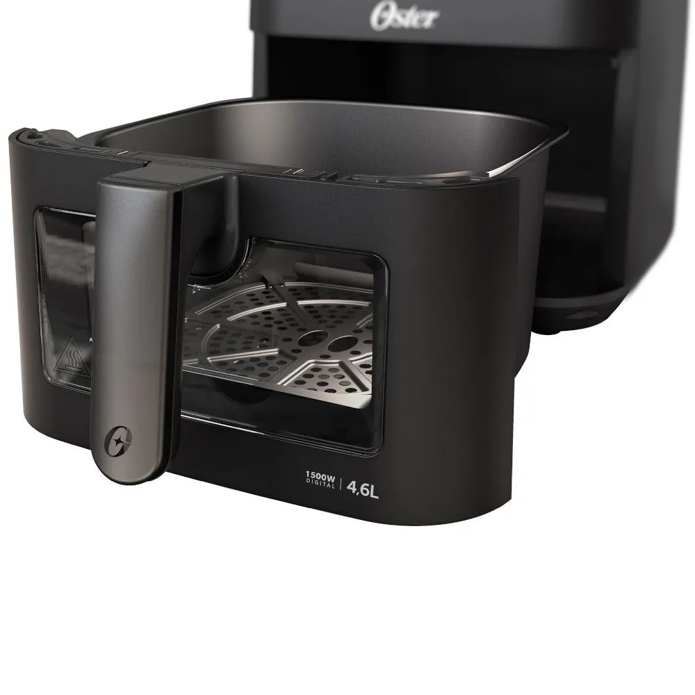 Fritadeira Air Fryer Oster OFRT970 Clear 4,6L 1500W Digital 110V