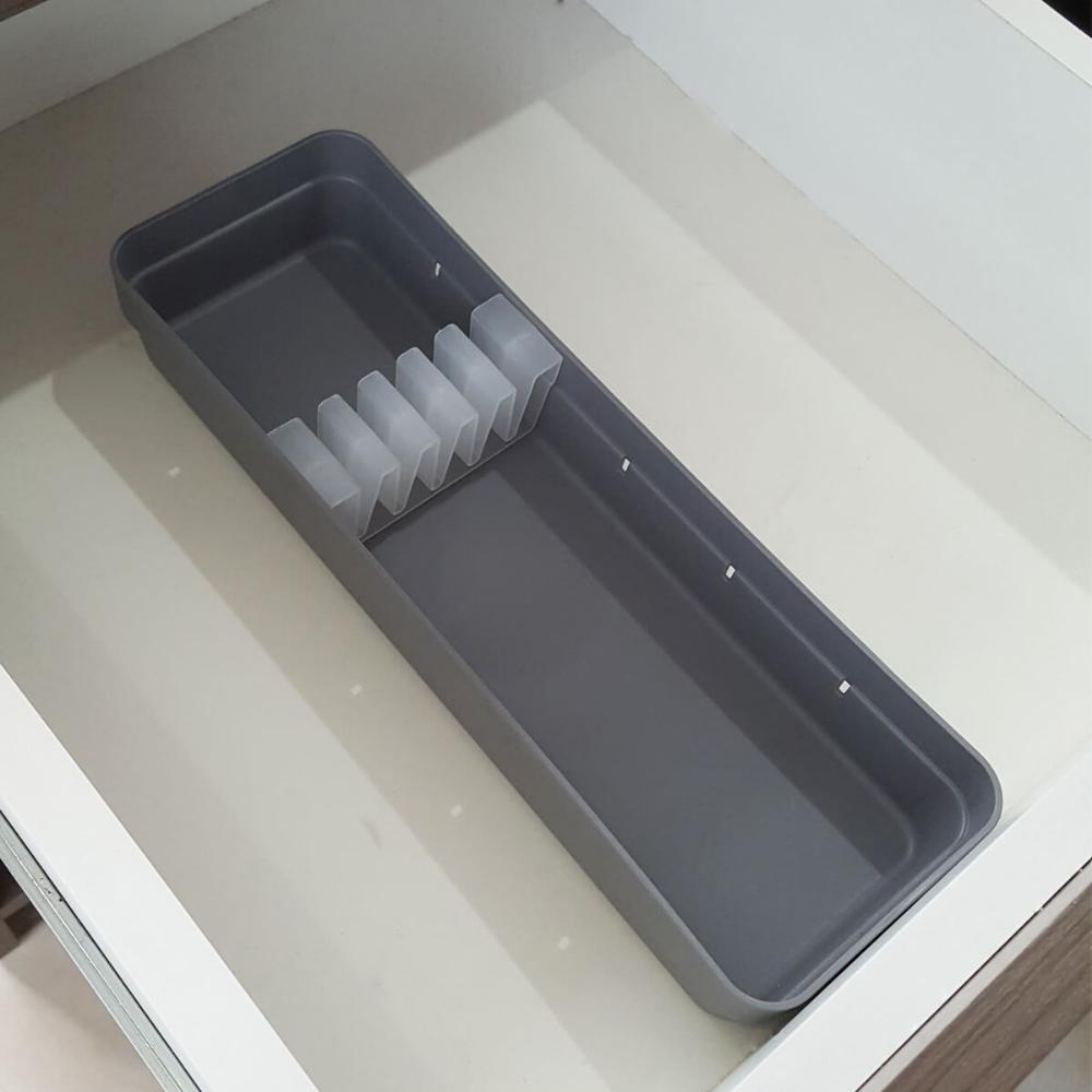 2 Organizador de Talheres Porta Talheres Gaveta Extensível P