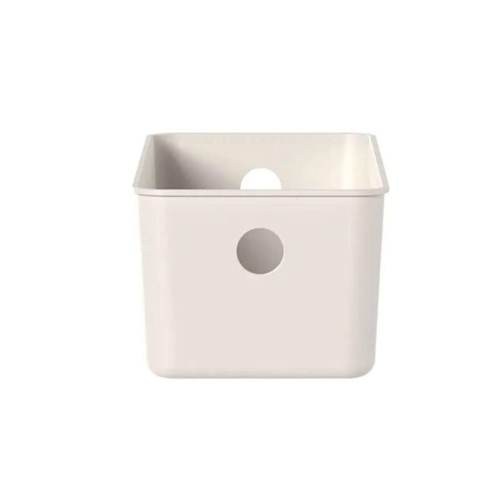 3 Caixas Organizadoras 27x12x9cm Bege Flow 3L Retangular Ces