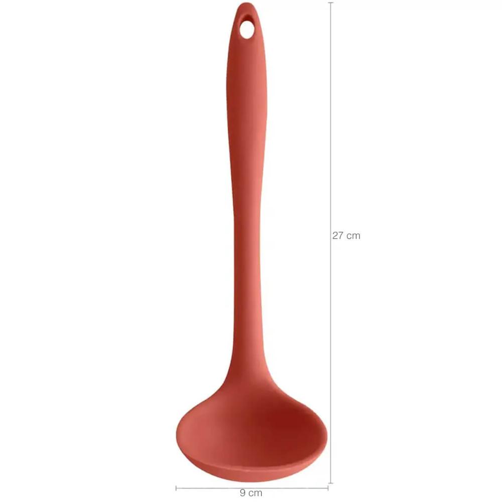 3 Kit de Conchas Silicone Cozinha Sopa Caldo Feijão OU Terra
