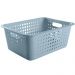 4 Caixas Organizadoras Grande Organize Cesto Plástico 14,5 Litros Azul Glacial