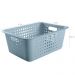 4 Caixas Organizadoras Grande Organize Cesto Plástico 14,5 Litros Azul Glacial