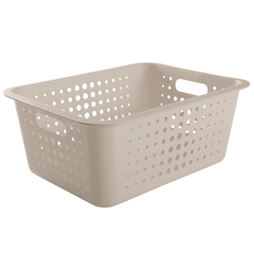6 Caixas Organizadoras Grande Organize Cesto Plástico 14,5 L