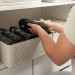 8 Caixas Organizadoras Multiuso Flow Bege 12L Ou Cestos Plásticos Lavanderia Closet