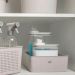 8 Caixas Organizadoras Multiuso Flow Bege 12L Ou Cestos Plásticos Lavanderia Closet