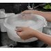 Bacia Flow 5L Bege Ou com Pega Ergonômica e Gradação de Litros Lavanderia Limpeza